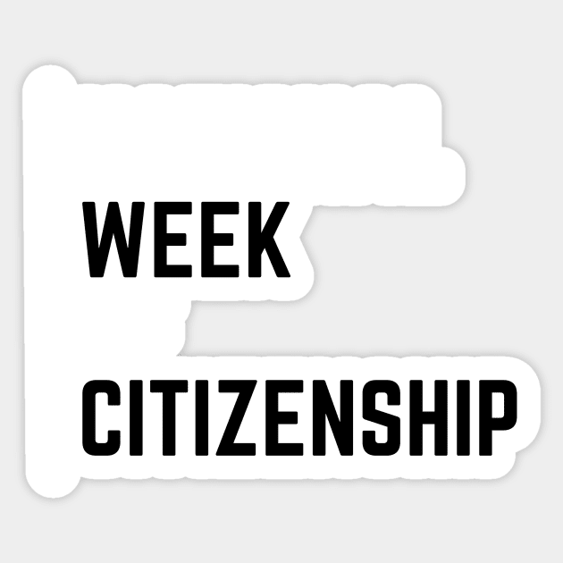 National citizenship week canada canadian Sticker by yassinebd